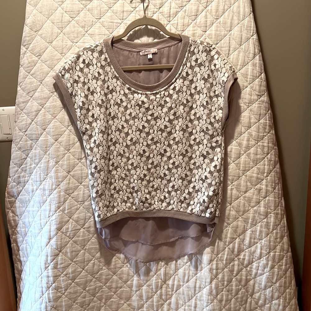 Blu-Pepper Top, Cream, S